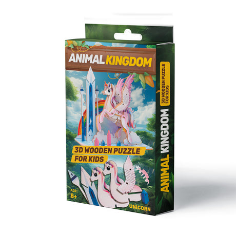 Licorne - Modèle 3D en bois