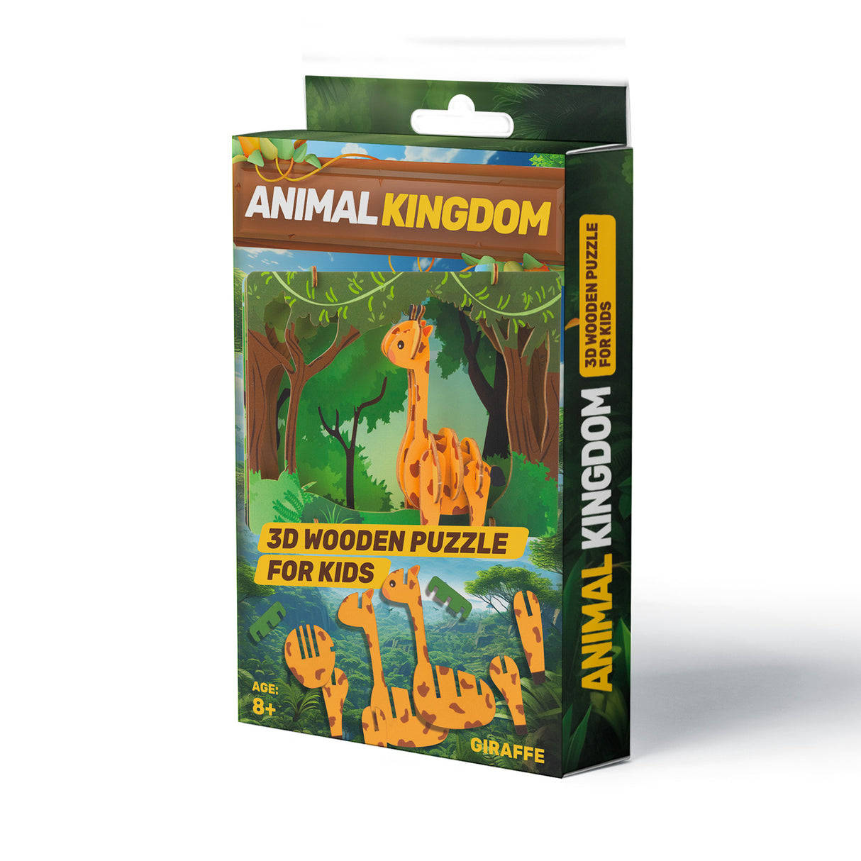 Giraffe - 3D Holzmodell