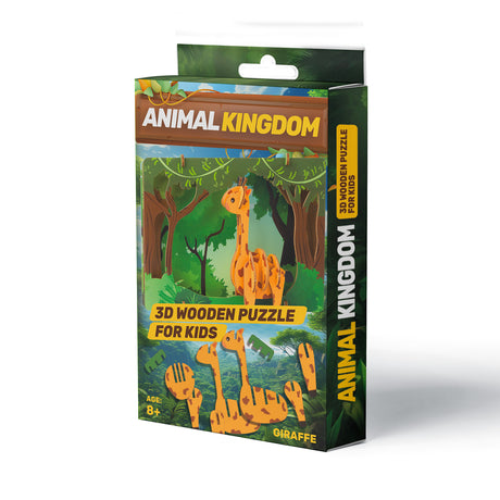 Giraffe - 3D Holzmodell