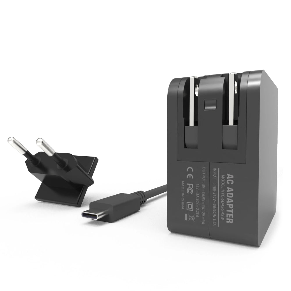 45W USB-C Charger für Reisen (UK/US/EU) - Gaming -Zubehör
