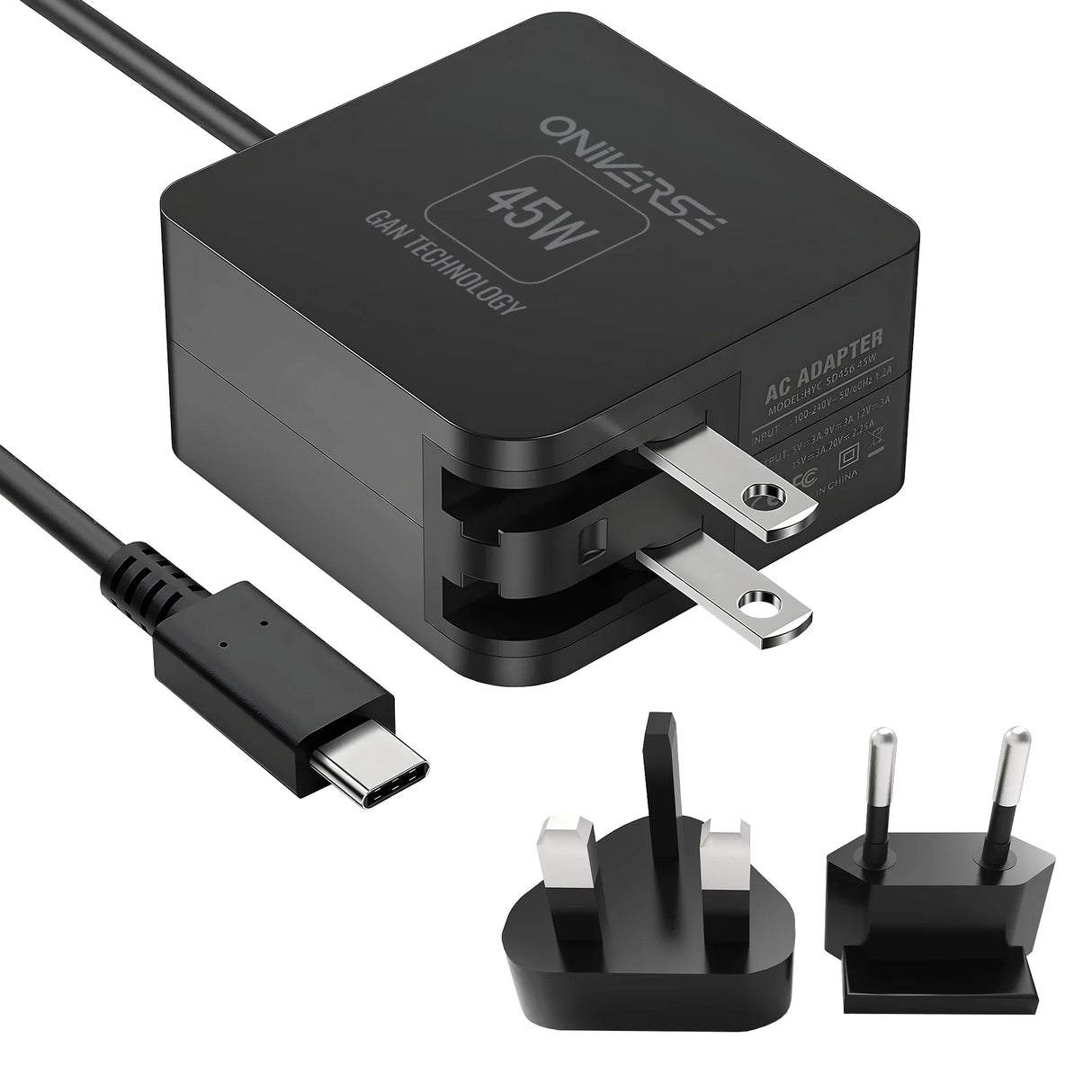 Chargeur de voyage USB-C 45 W (Royaume-Uni/États-Unis/UE) - Accessoires de jeu