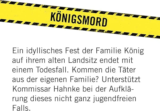 Königsmord - Krimispiel