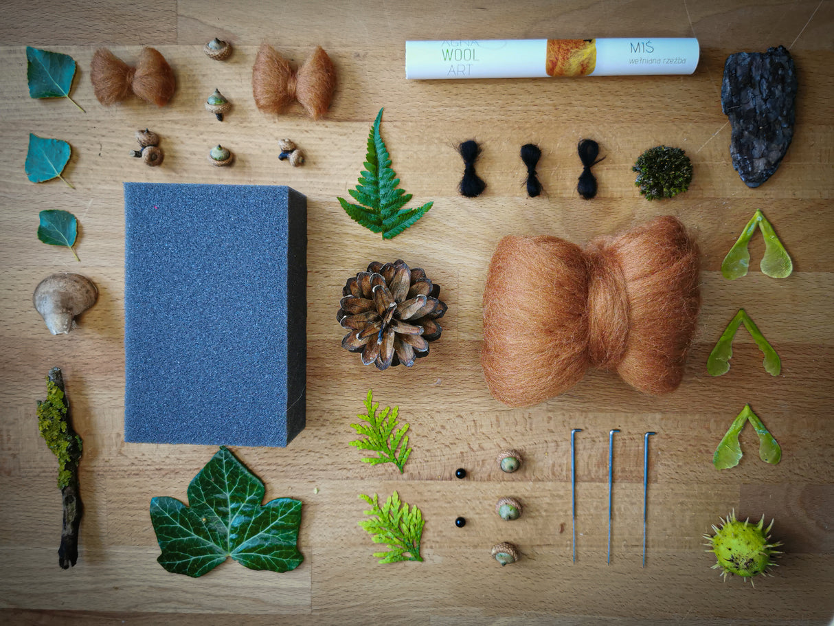 Bär - Bastelset Filz