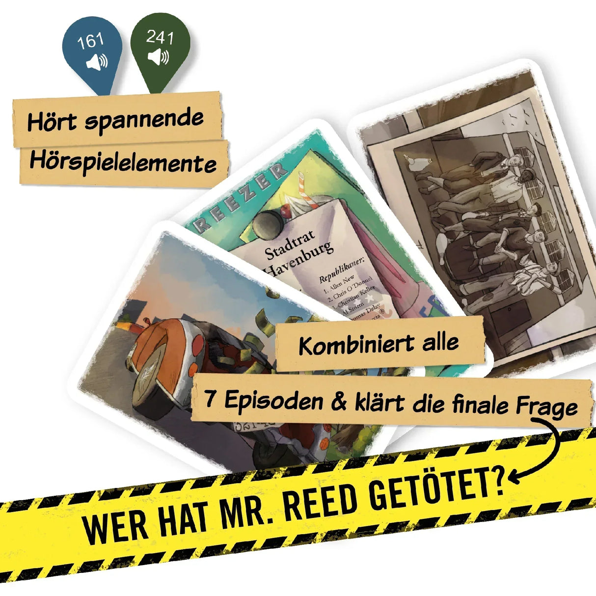 Wer hat Mr. Reed getötet? - Krimispiel