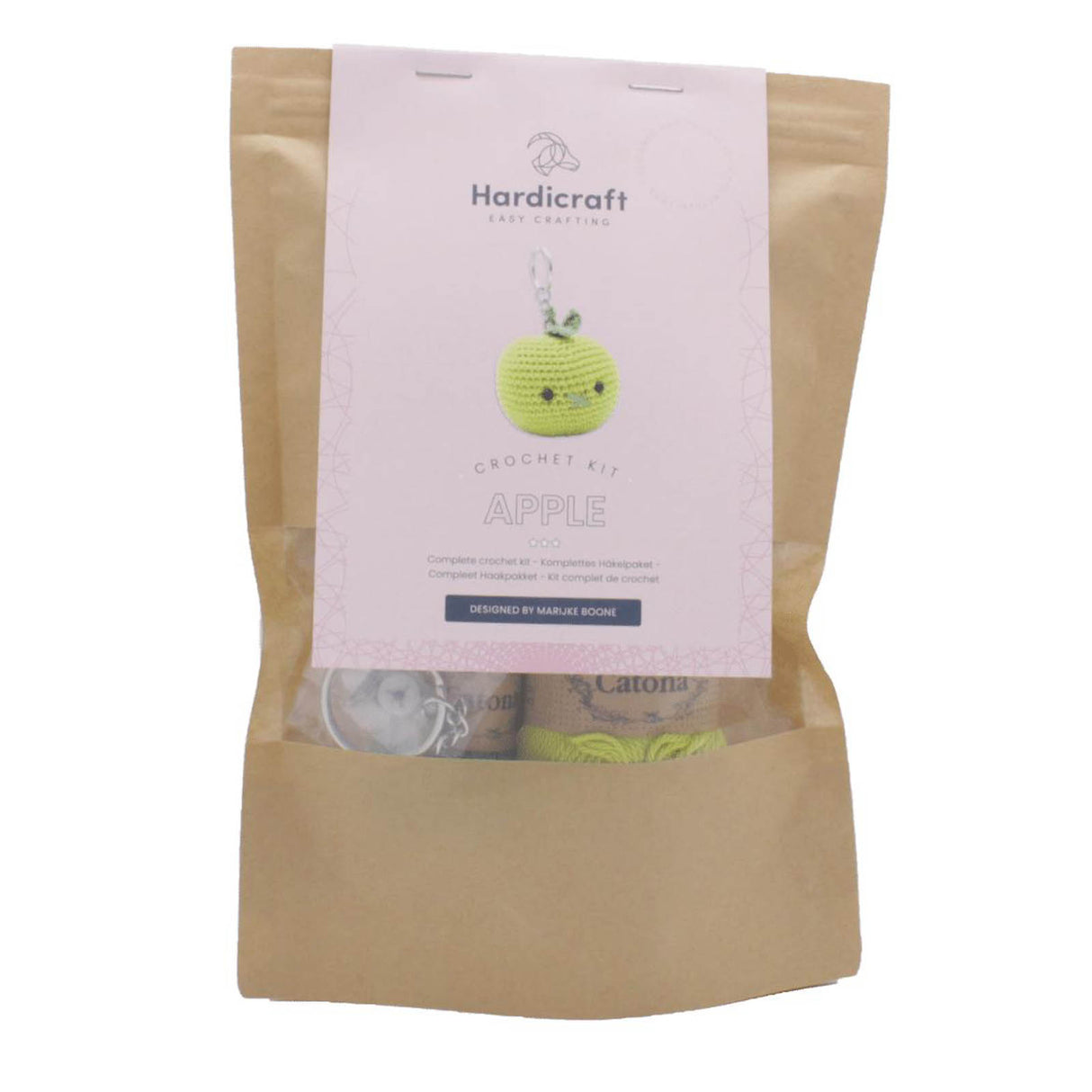 Bijou de sac pomme - set au crochet