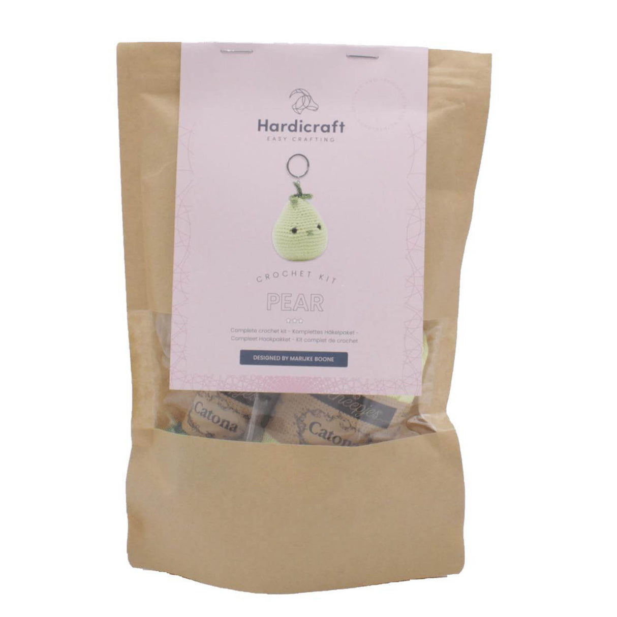 Pendentif de sac poire - ensemble au crochet