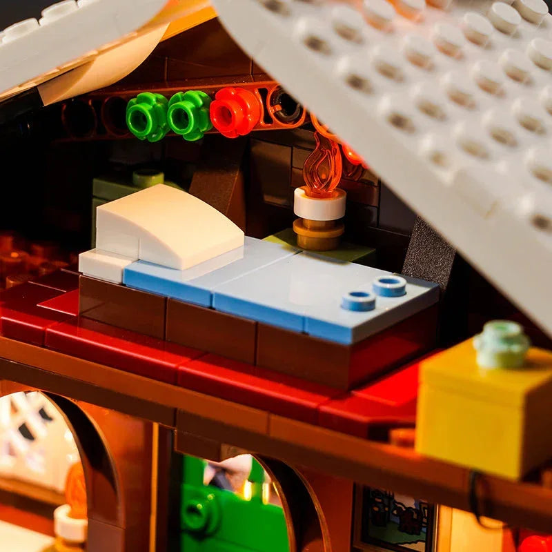 Kit d'éclairage LED pour le chalet alpin LEGO (10325) avec télécommande