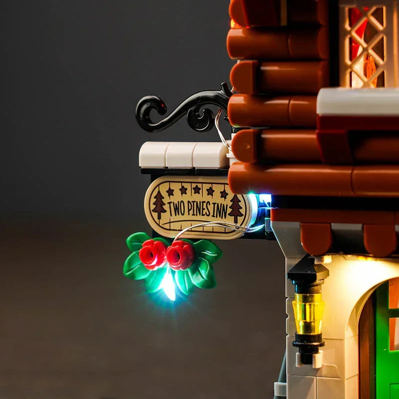 Kit d'éclairage LED pour le chalet alpin LEGO (10325) avec télécommande