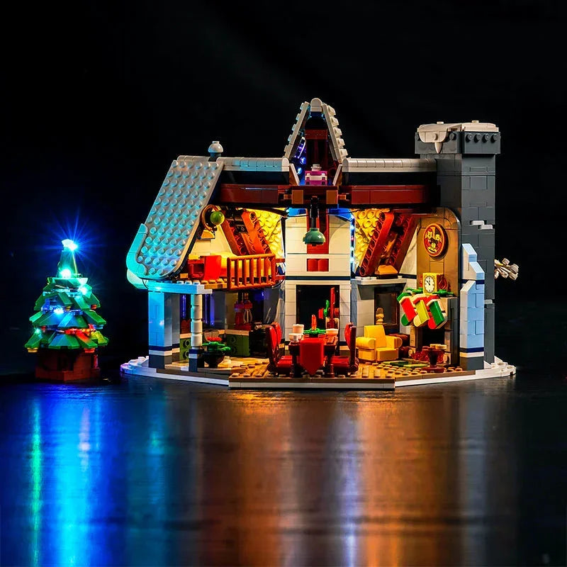 Ensemble de lumières LED pour la visite du Père Noël LEGO (10293)