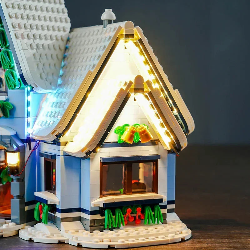 Ensemble de lumières LED pour la visite du Père Noël LEGO (10293)