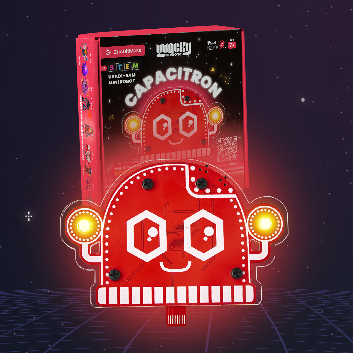 Capacitron - Wacky Robot - Elektronik Bausatz