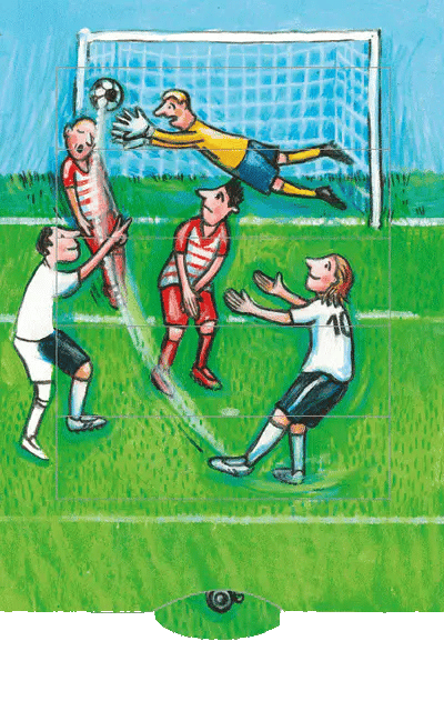 Fussball - Grusskarte