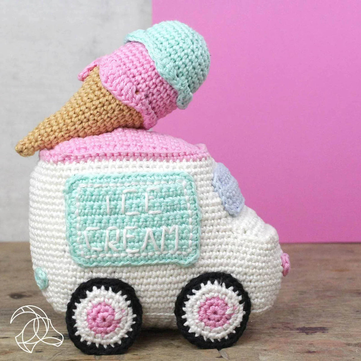 Chariot à glaces - ensemble au crochet