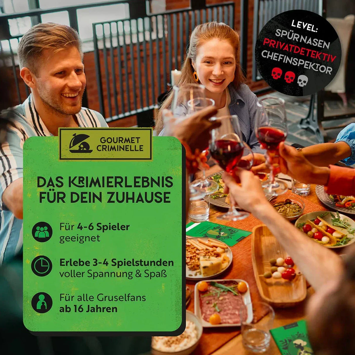 Mord durch Gartenzwerg - Krimidinner