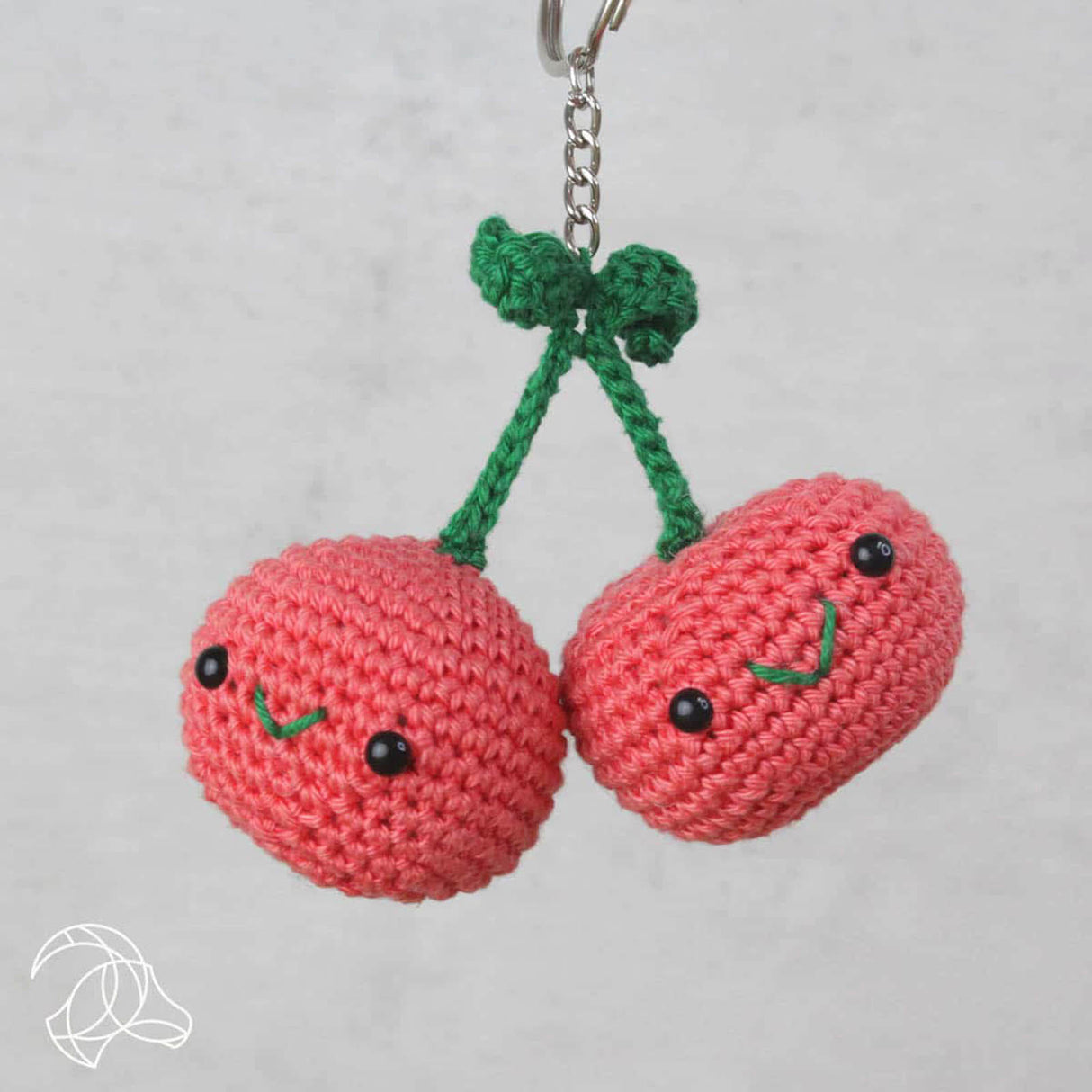Bijou de sac cerise - set au crochet