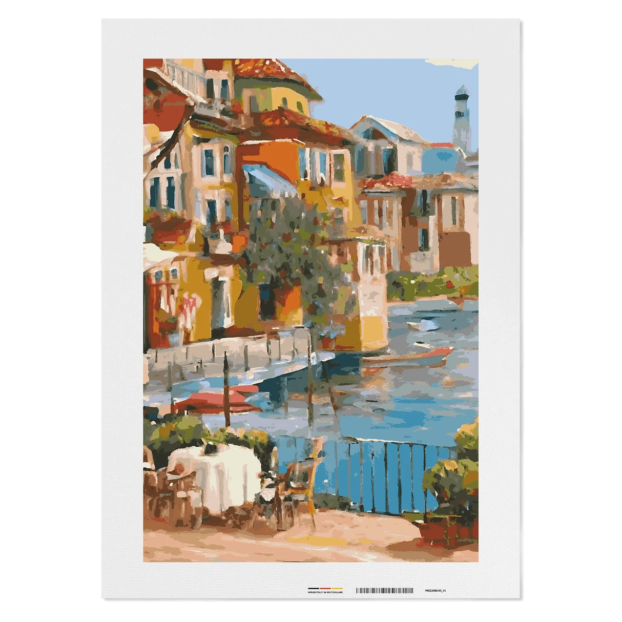 Café am Gardasee - Malen nach Zahlen