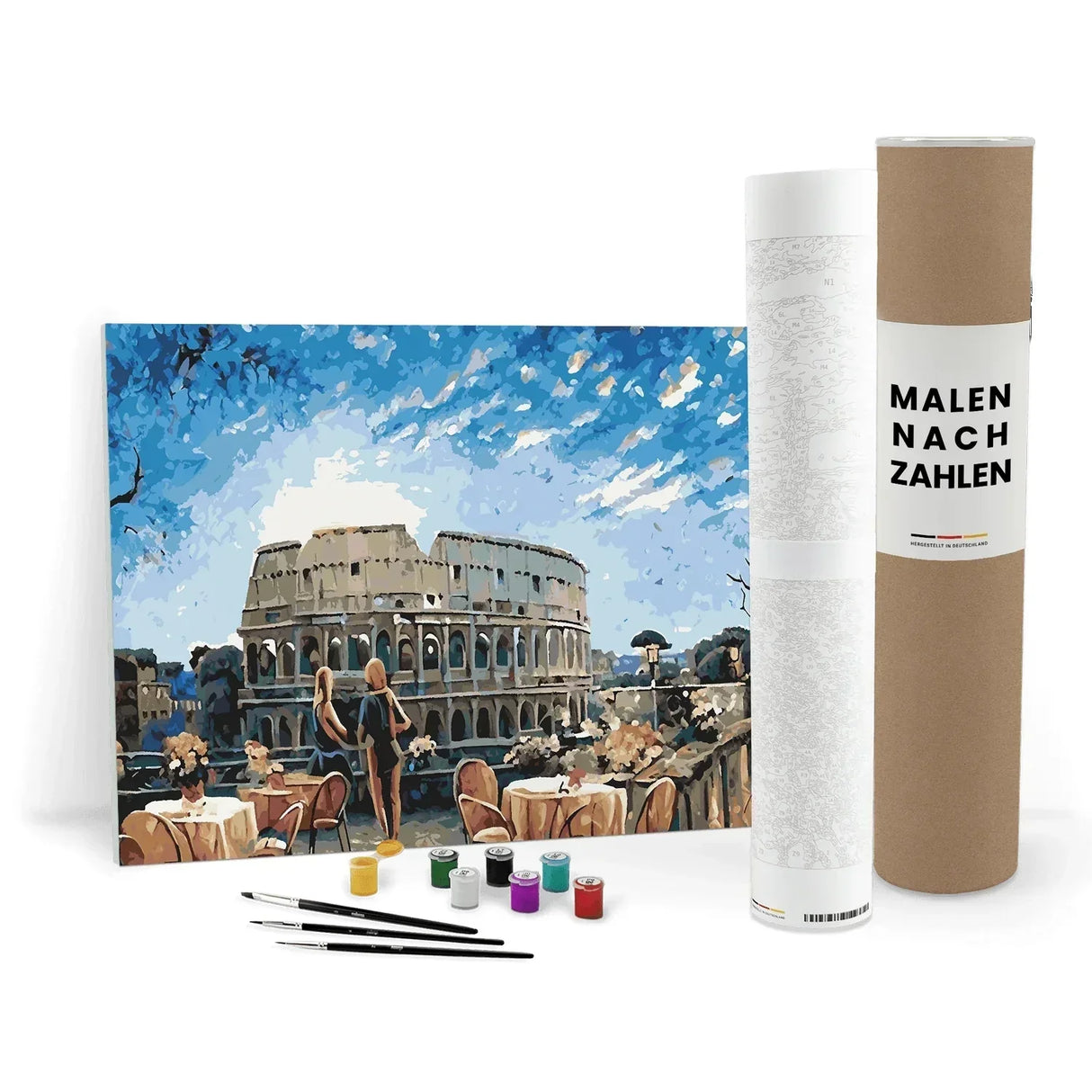Café au Colisée - Peinture par numéros