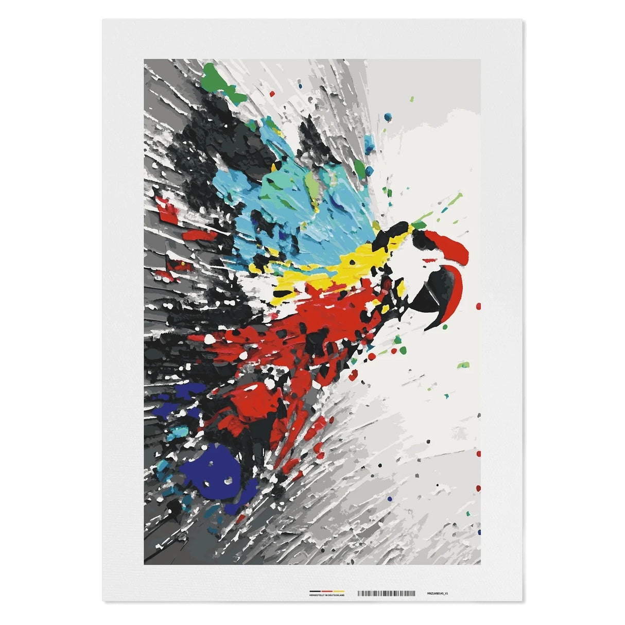 Papageien-Pop - Malen nach Zahlen