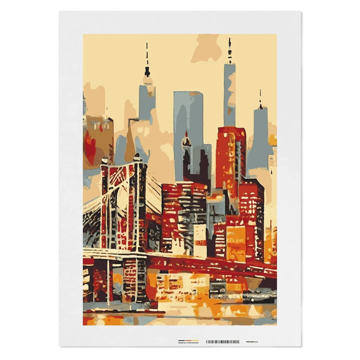 Skyline de New York - Peinture par numéros