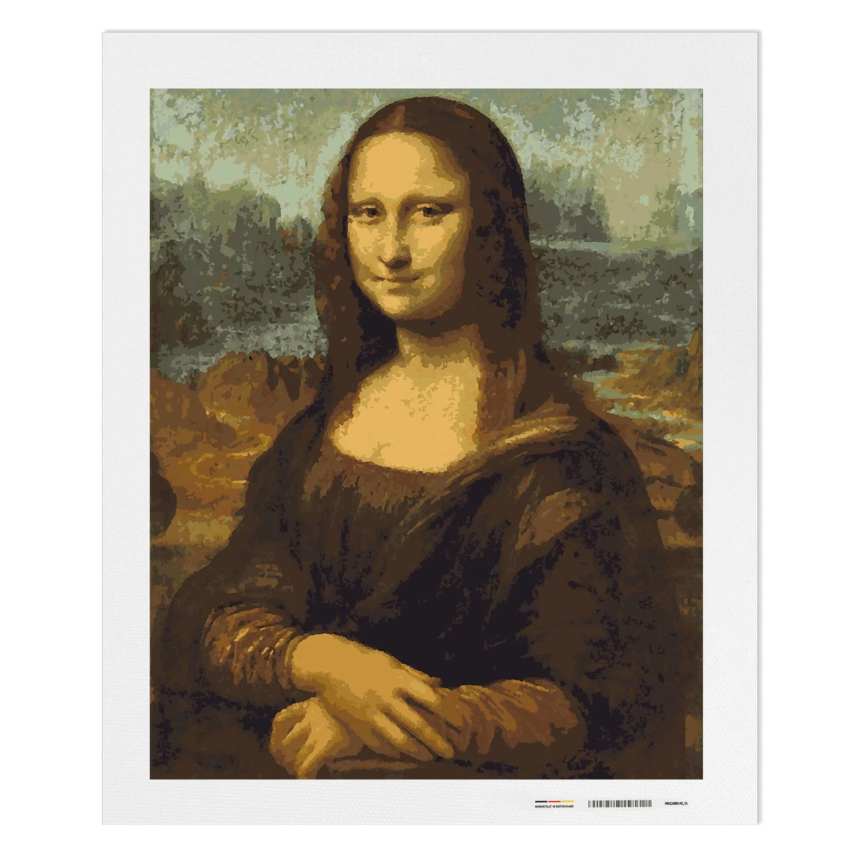 Leonardo da Vinci - Mona Lisa - Malen nach Zahlen