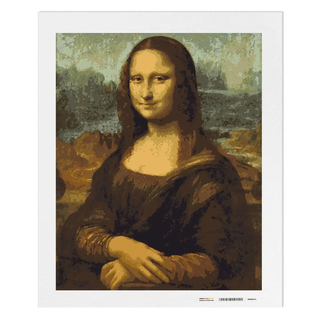 Léonard de Vinci - La Joconde - Peinture par numéros