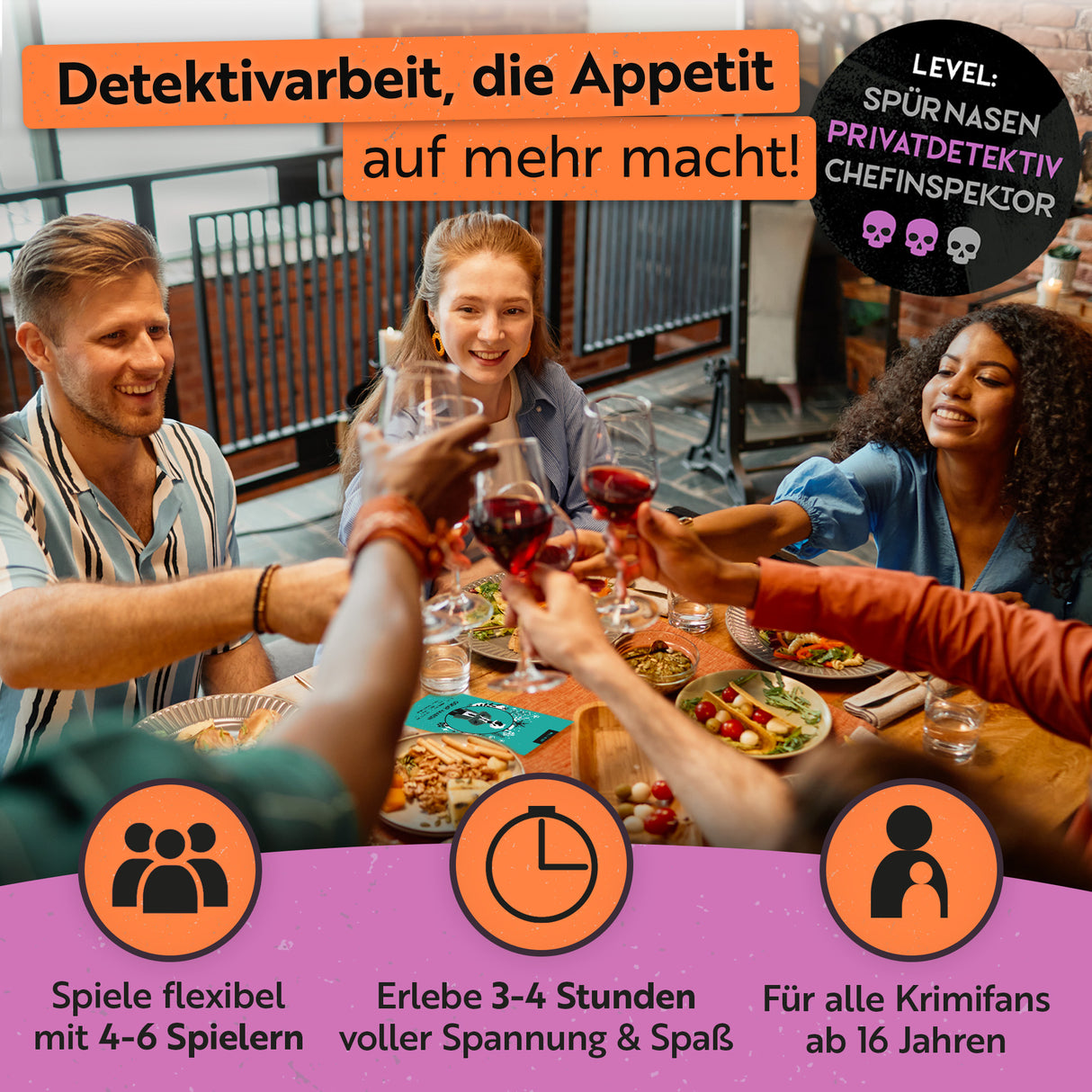 Maskenmord am Eiffelturm - Krimidinner