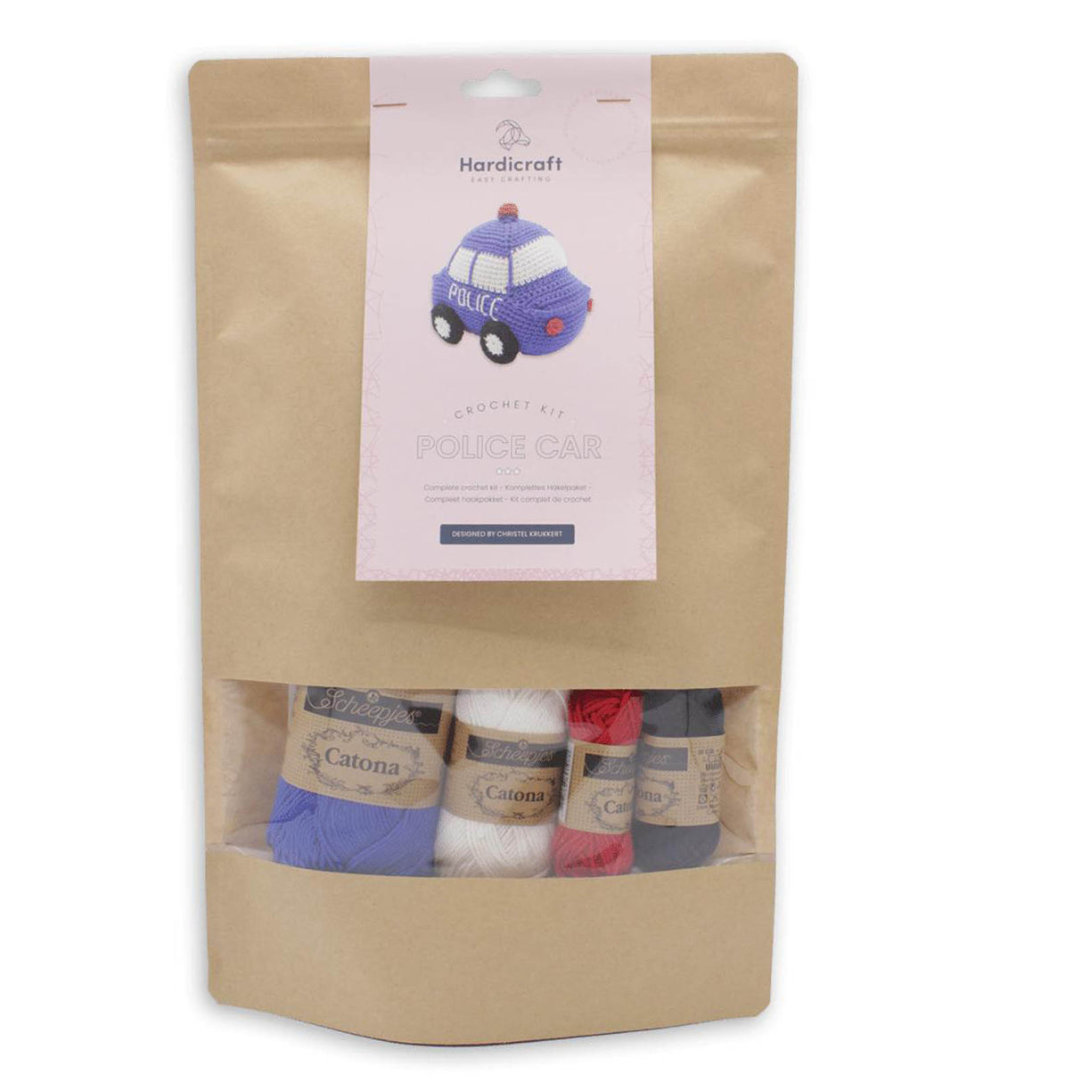 Voiture de police - kit au crochet