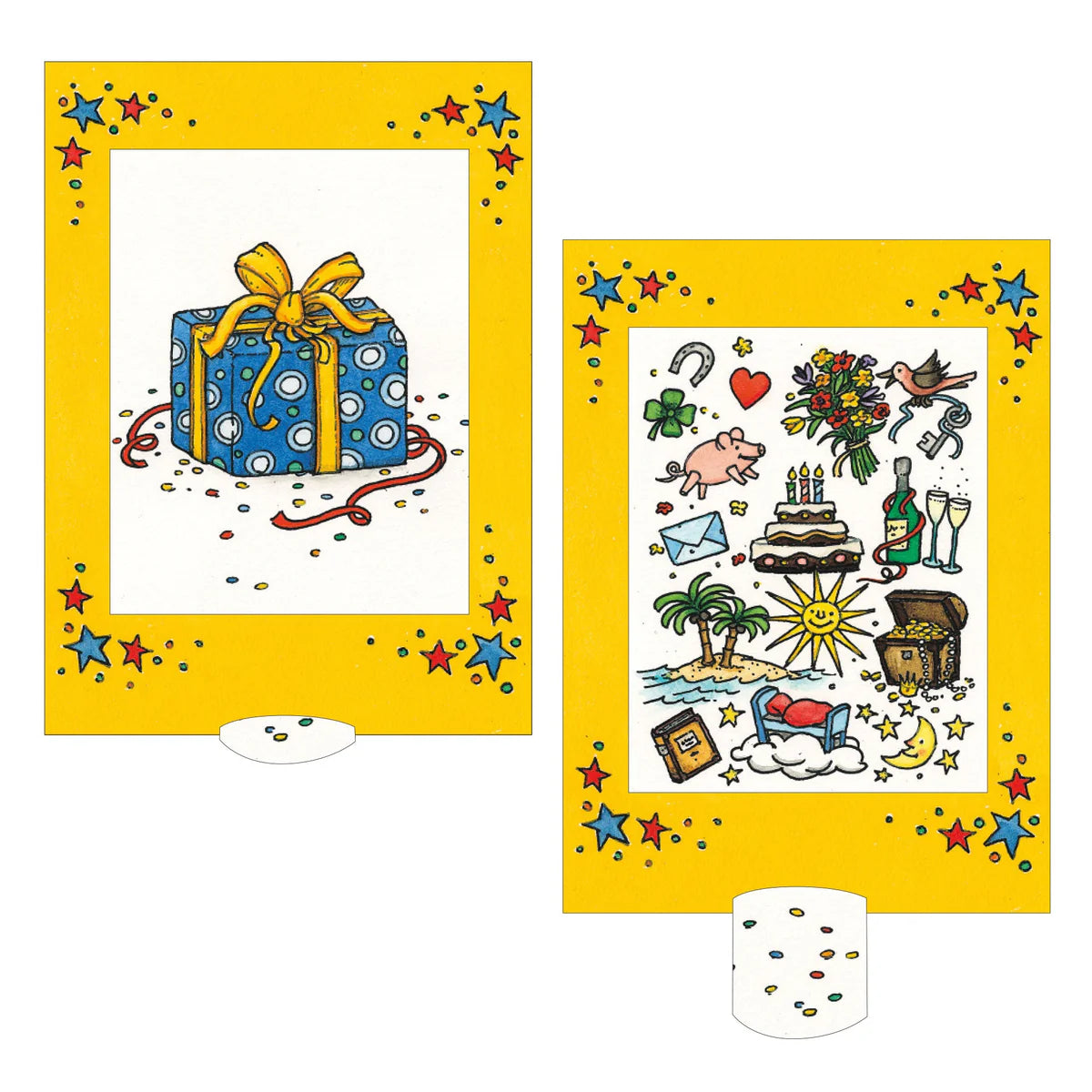 Wünsche - Geburtstagskarte