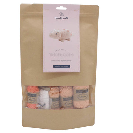 Dinosaurier Triceratops - Häkelset