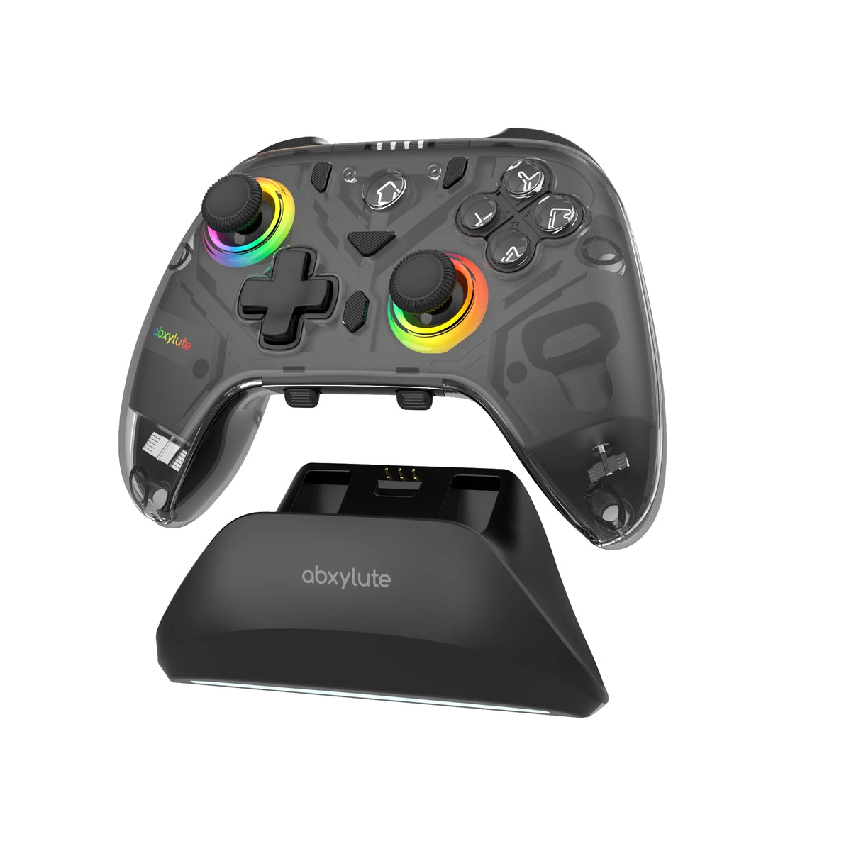 C8 Black - Wireless Controller für Nintendo Switch, PC, IOS & Android (inkl. Ladestation)