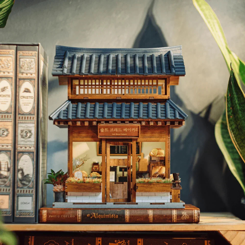 Boulangerie Ikseong-dong Hanok Salt Bread - Maison miniature