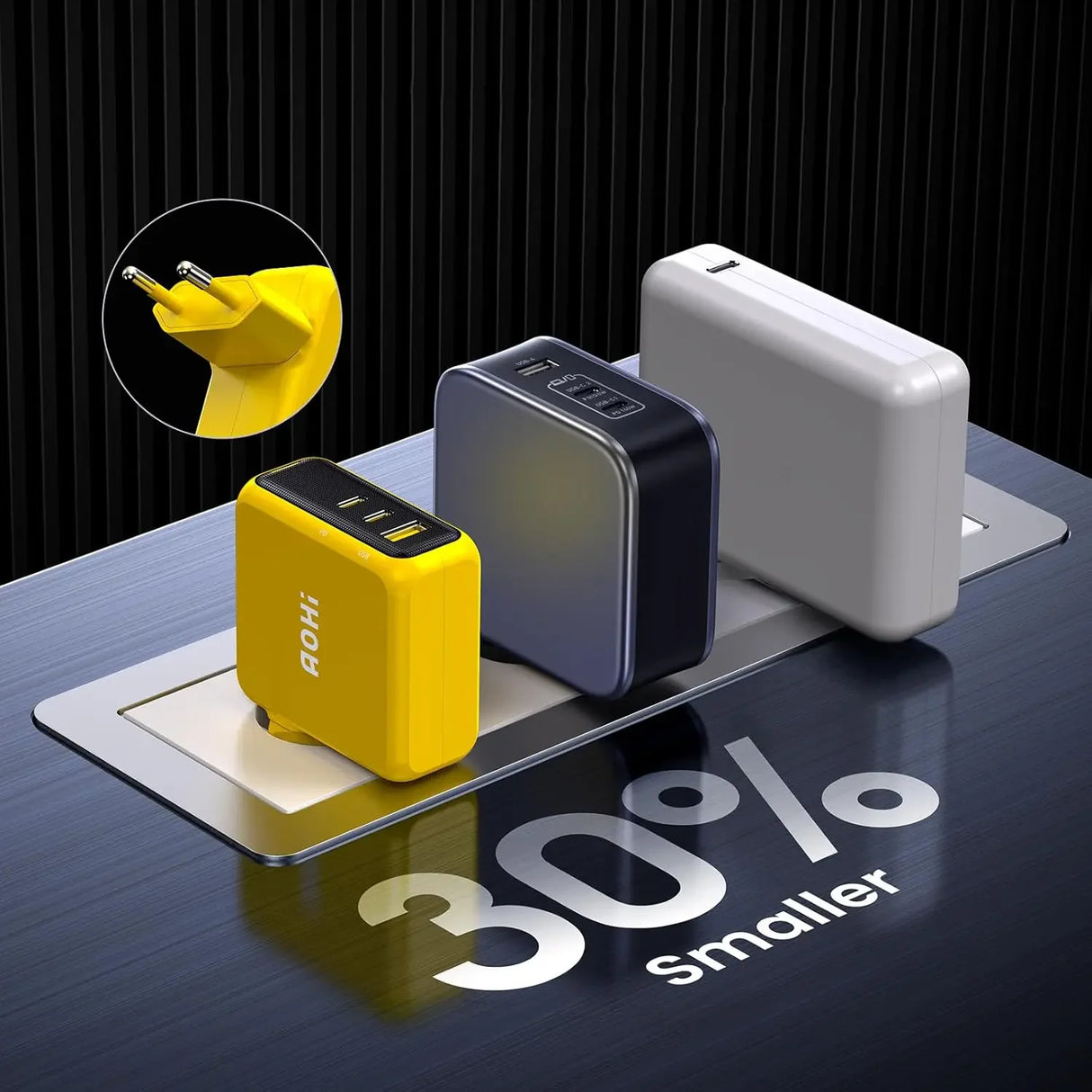 Chargeur Magcube PD 3 ports 140 W