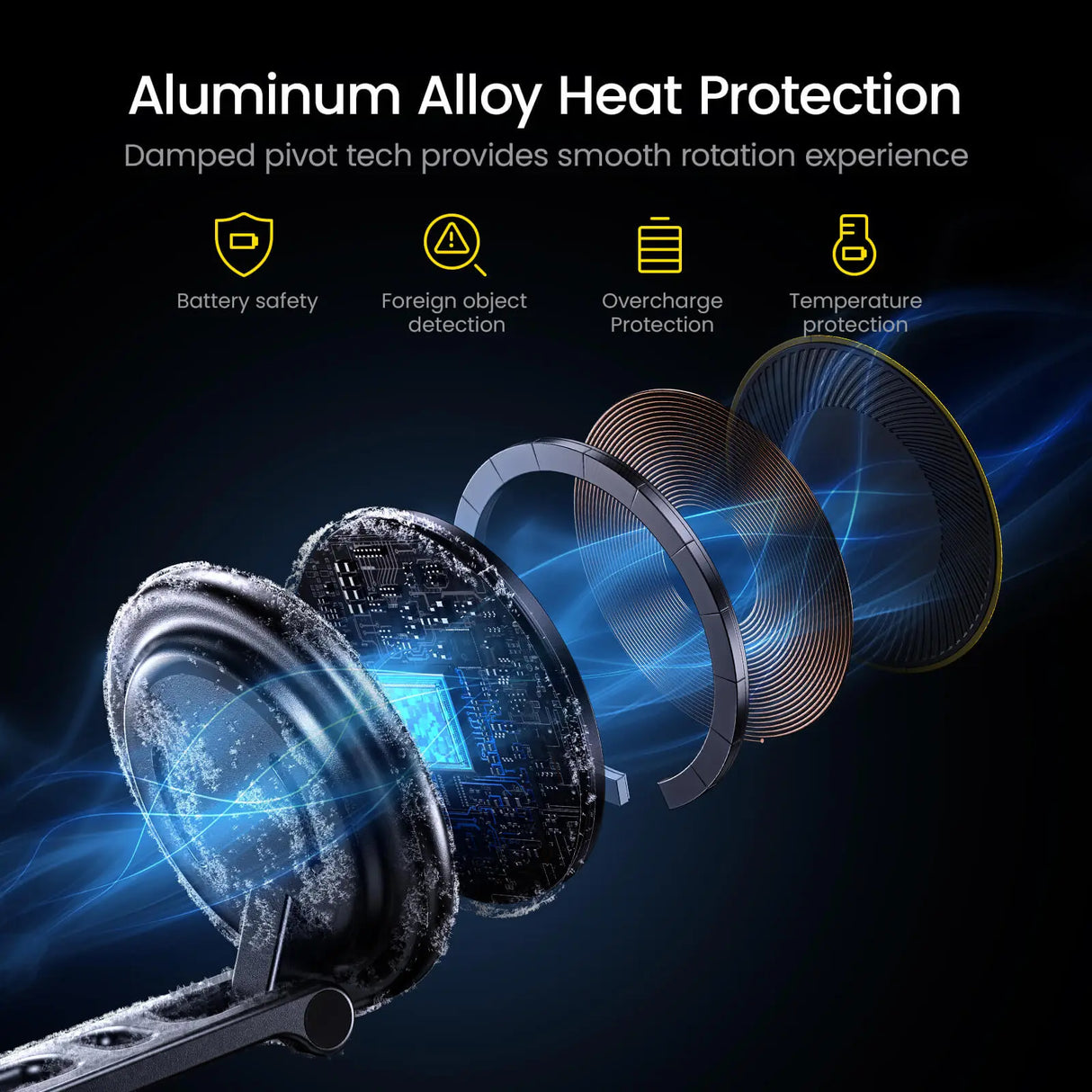 Superauto faltbar und magnetisch (15W) - Wireless Charger