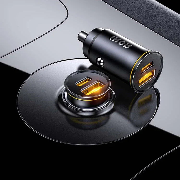 Chargeur rapide pour voiture Supercar PD 2 ports 65 W