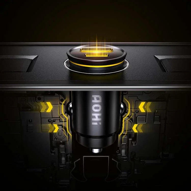 Chargeur rapide pour voiture Supercar PD 2 ports 65 W
