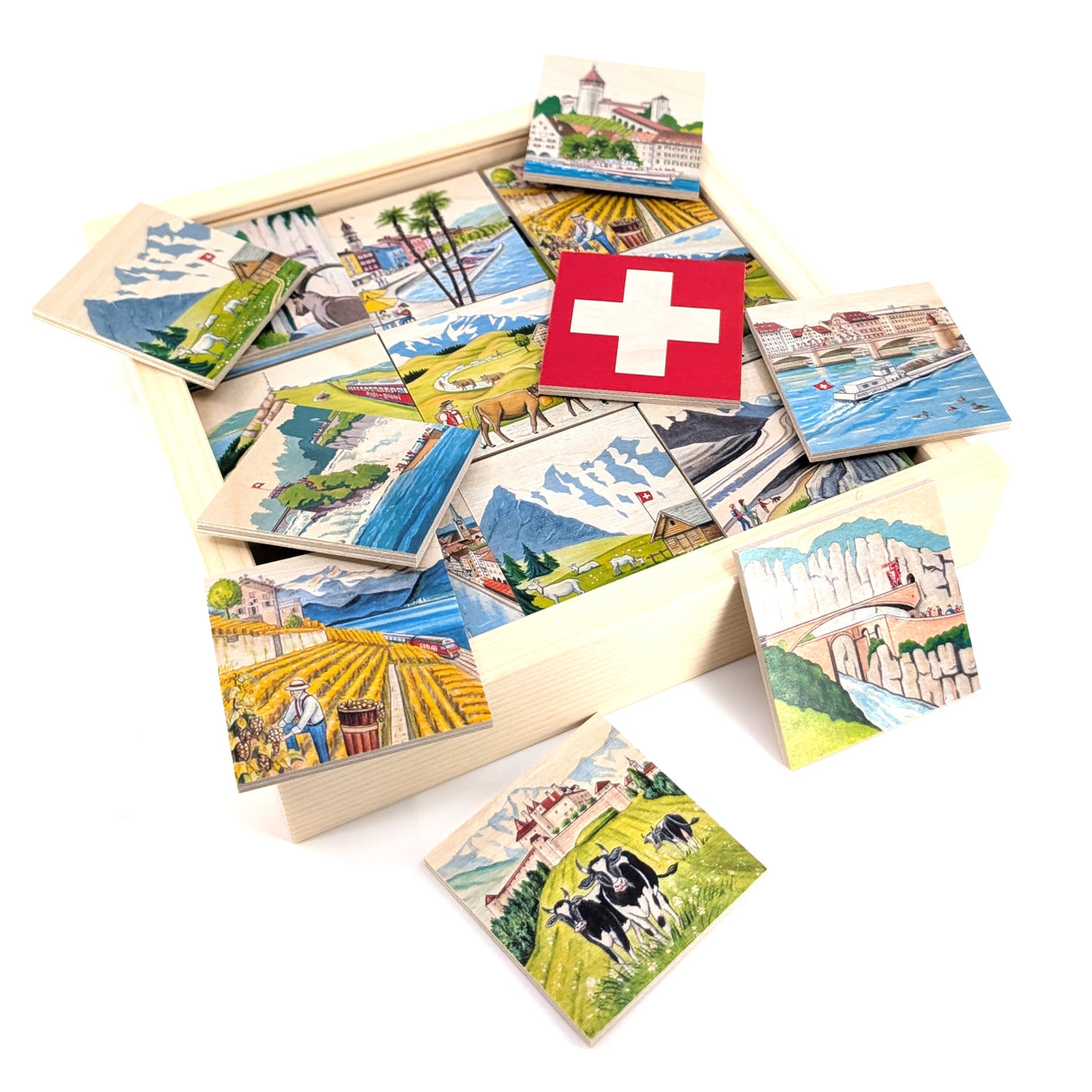 Memo Schweiz (gross) - Memory Spiel