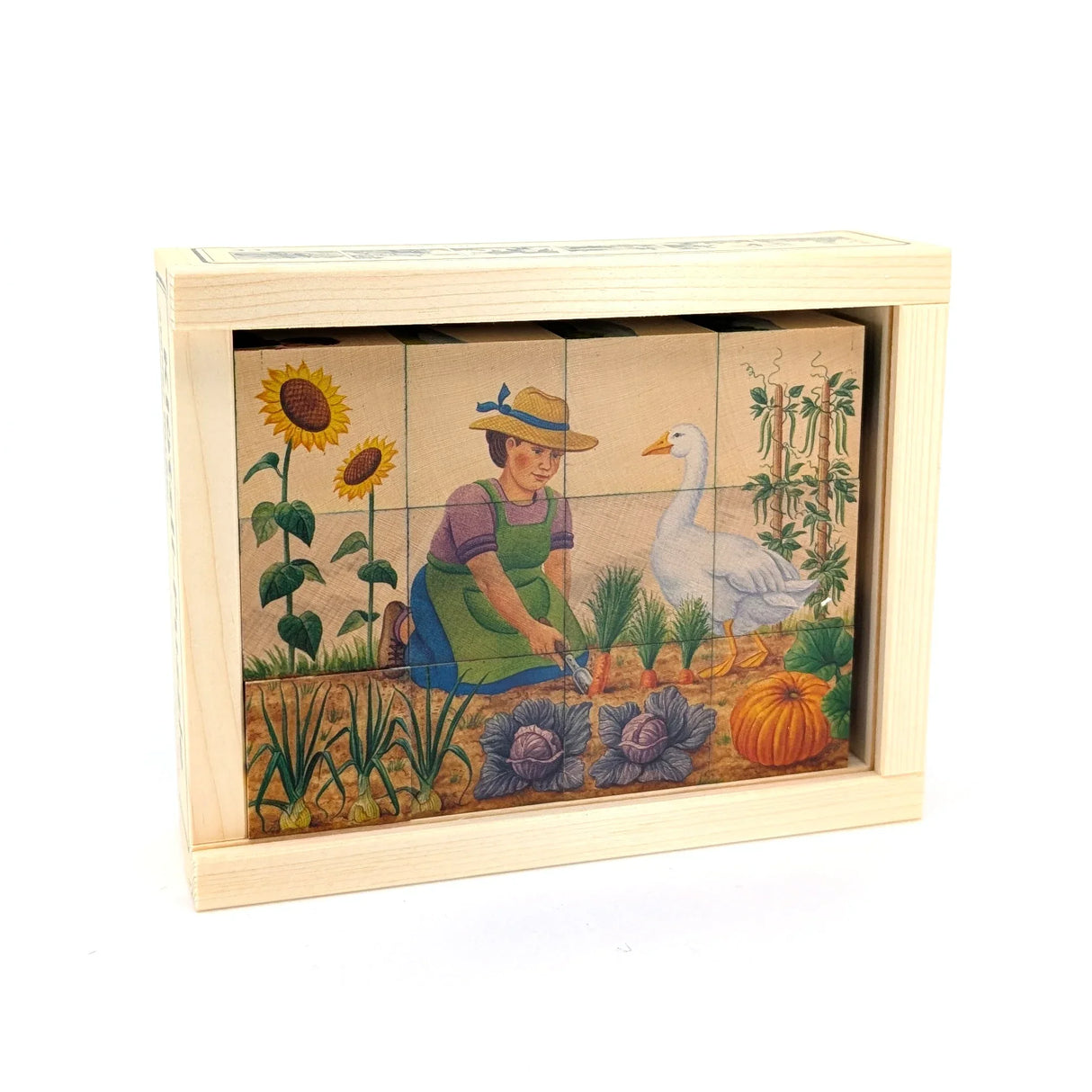 Bauernhof (12 Würfel) - Würfelpuzzle