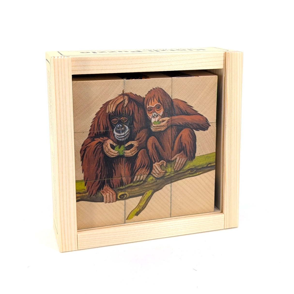 Zootiere (9 Würfel) - Würfelpuzzle