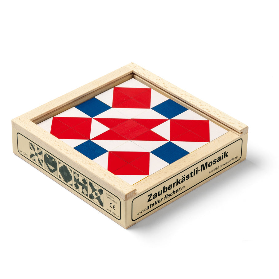 Mosaik "Zauberkästli" (25 Würfel) - Holzspielzeug