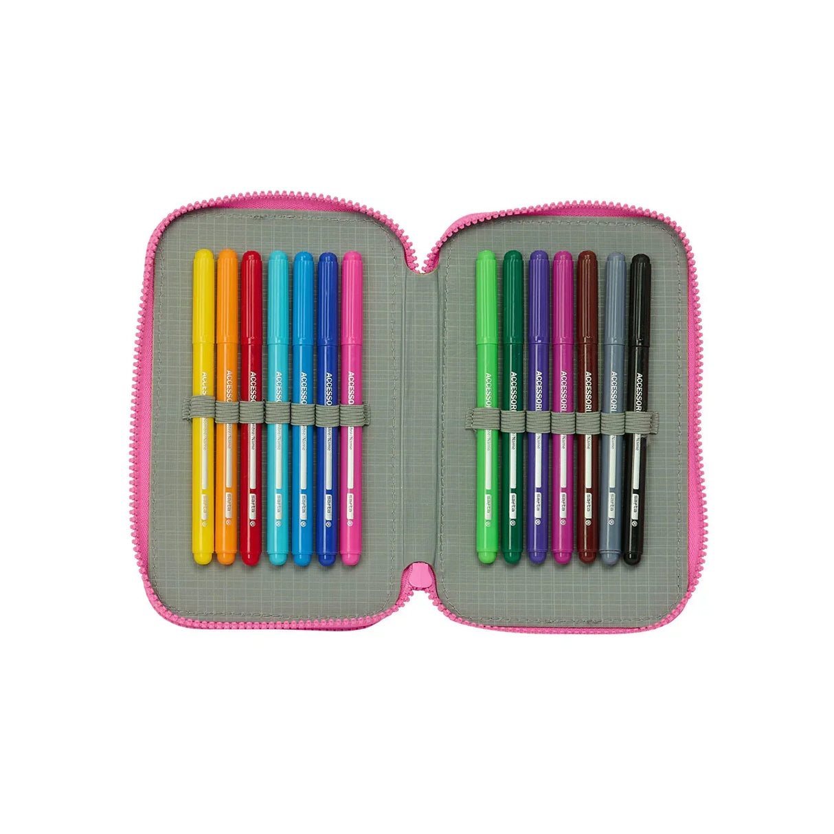 Barbie « Love » - Trousse comprenant des crayons, un taille-crayon et une gomme (28 pièces)