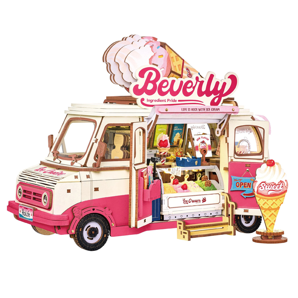 Beverly's Ice Cream Truck - Diorama