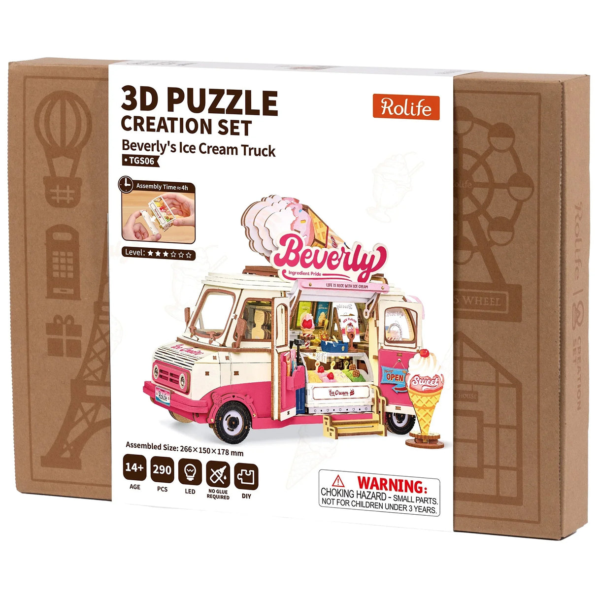 Le camion de glaces de Beverly - Diorama