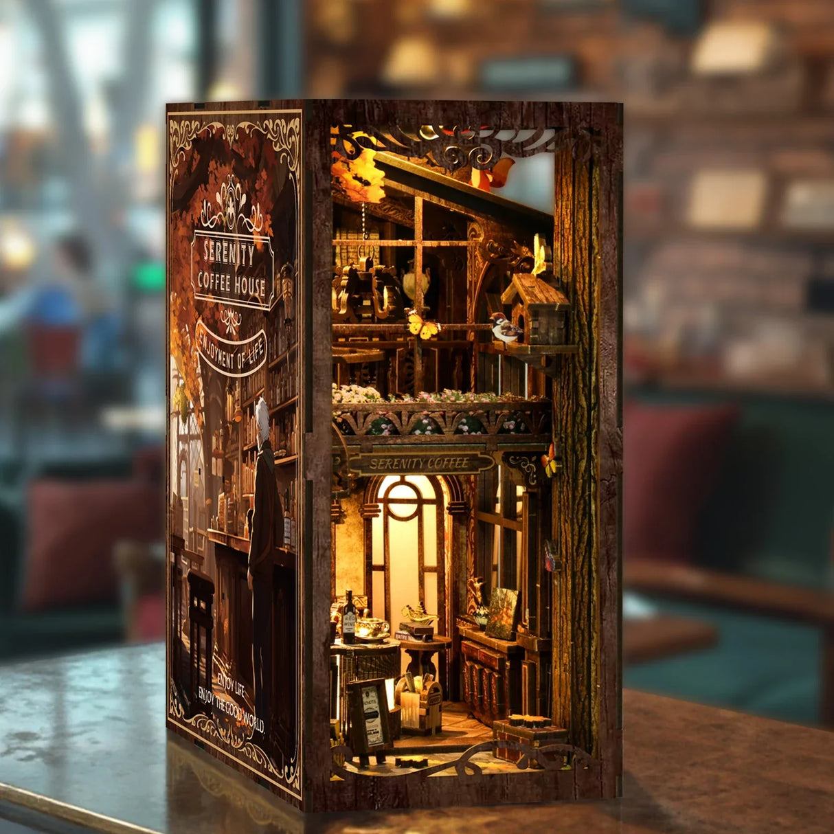Le Café de la Sérénité - Coin Livres