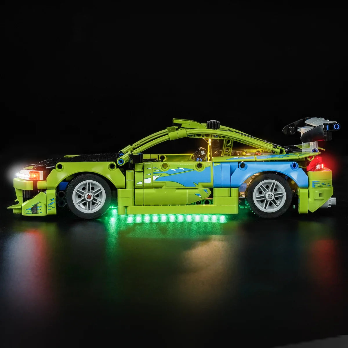 LED Licht Set für LEGO Fast and Furious Mitsubishi Eclipse Auto (42229) inkl. Fernbedienung