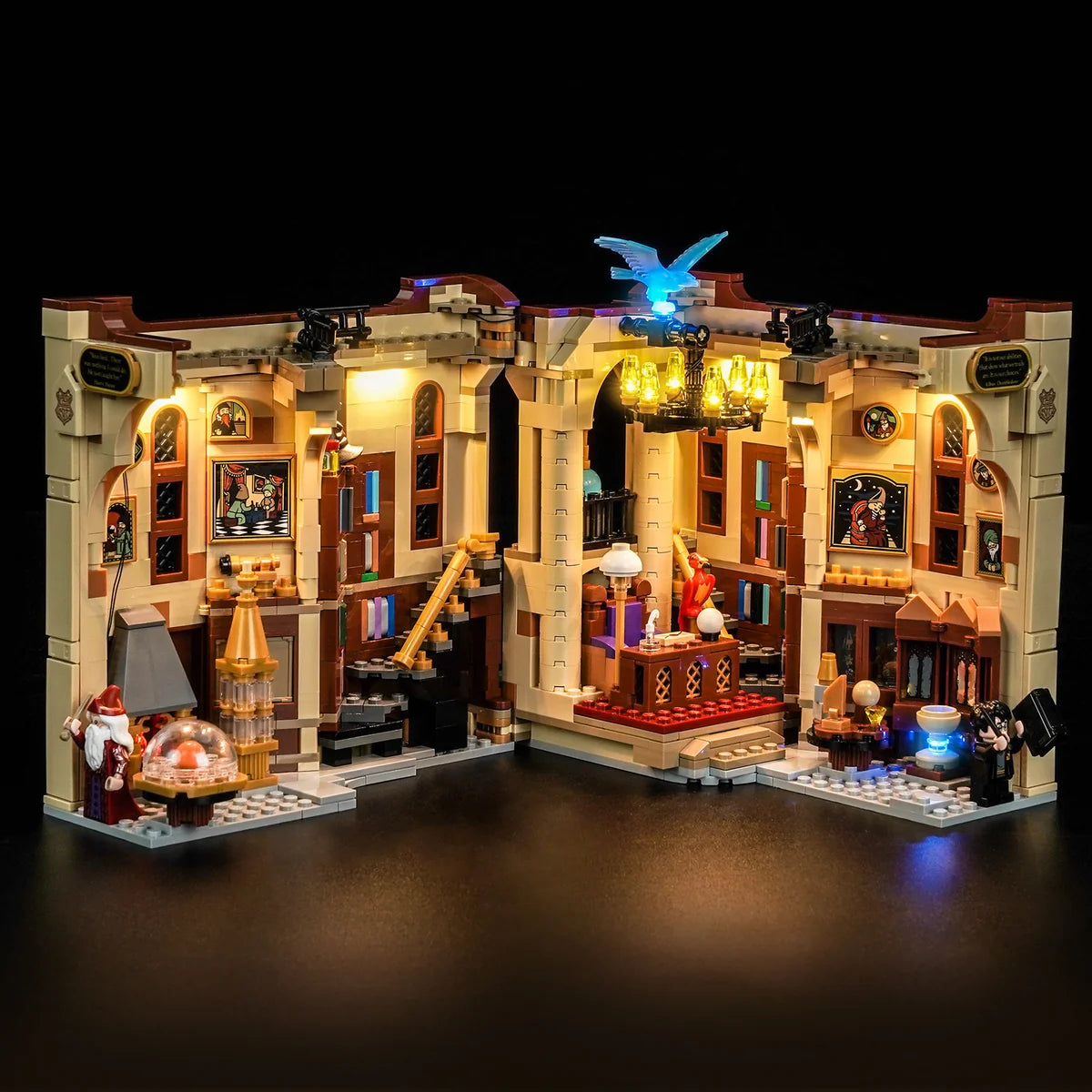 LED Licht Set für LEGO Harry Potter: Bücherstütze: Dumbledores Büro (76478) inkl. Fernbedienung