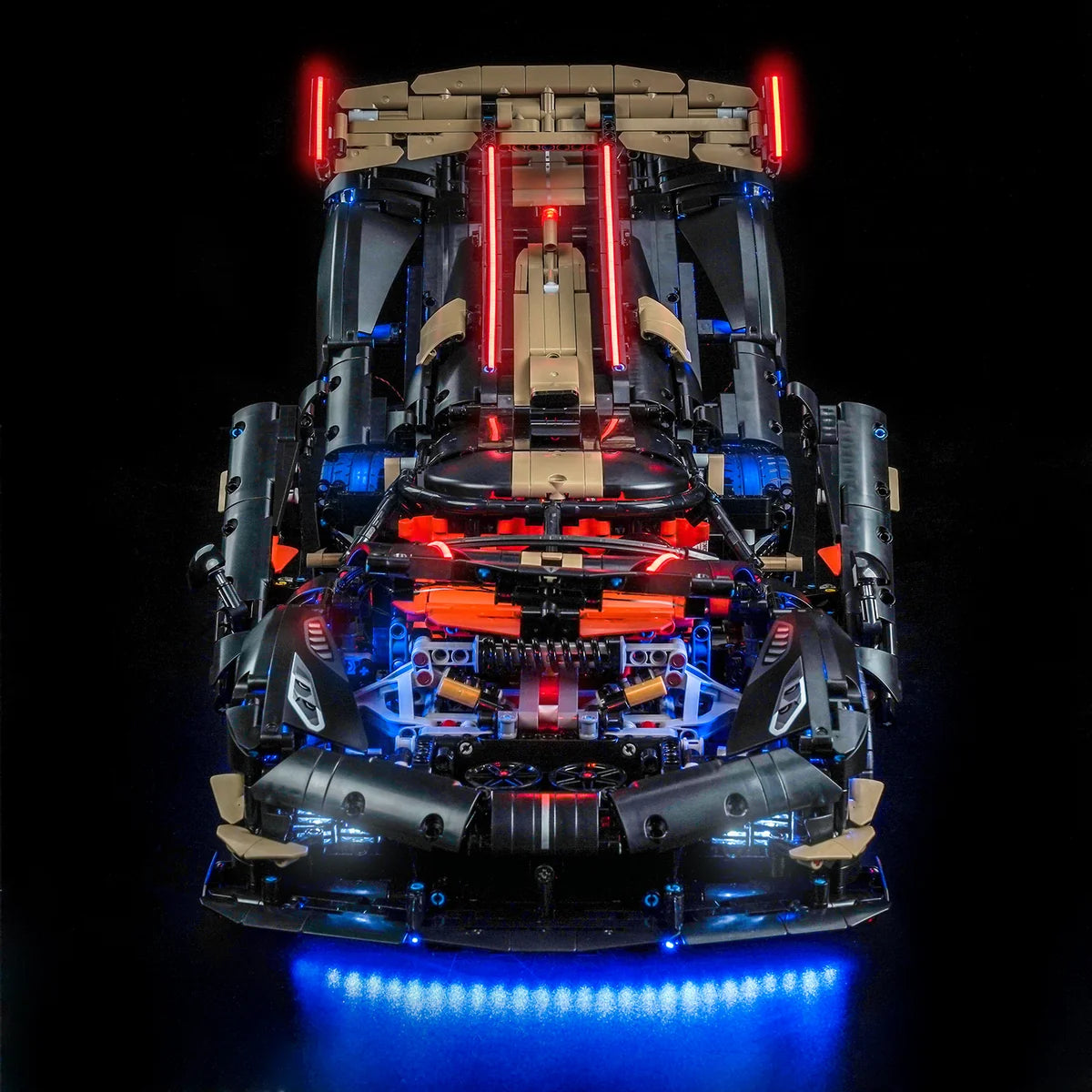 LED Licht Set für LEGO Koenigsegg Sadair's Spear Hypercar (42232) inkl. Fernbedienung