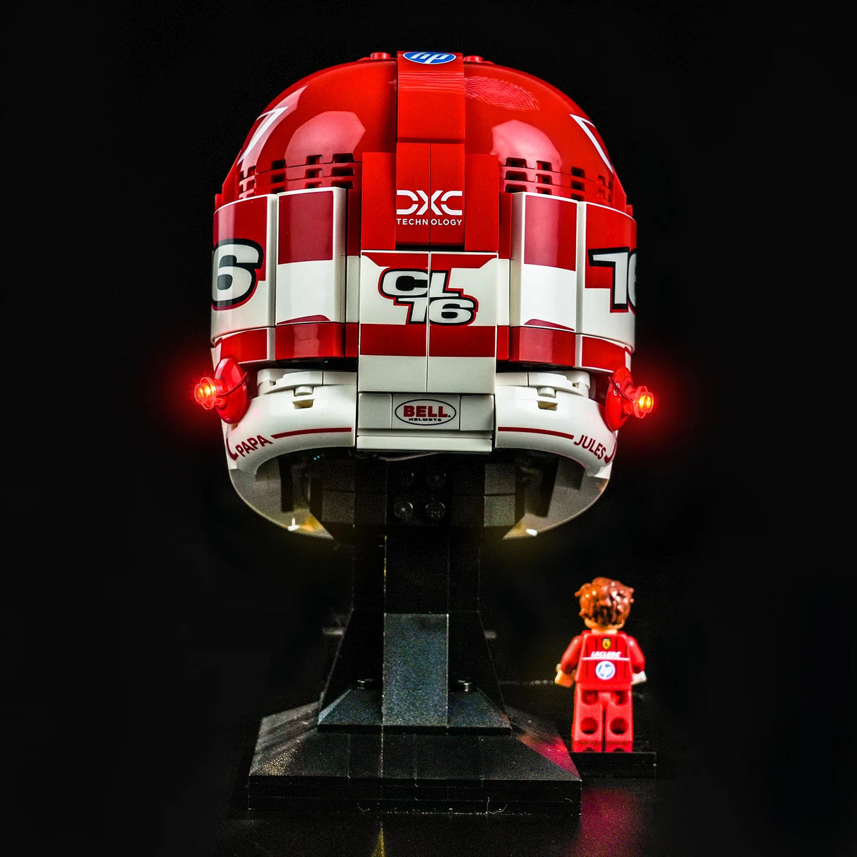 LED Licht Set für LEGO Scuderia Ferrari HP Charles Leclerc Helm (43014)