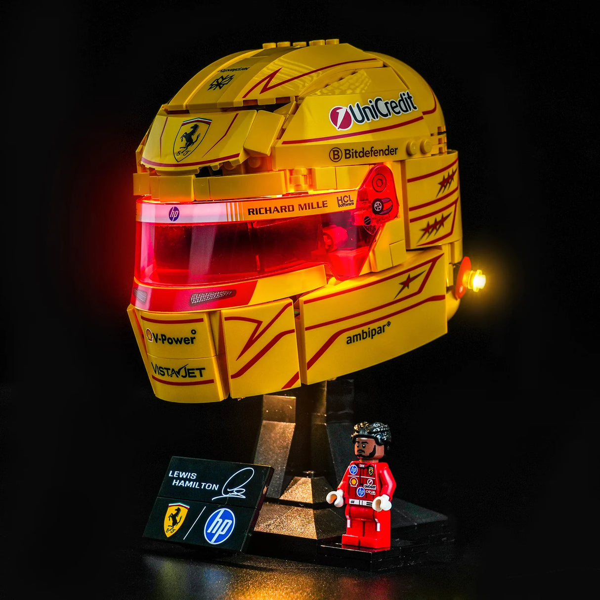 LED Licht Set für LEGO Scuderia Ferrari HP Lewis Hamilton Helm (43022)