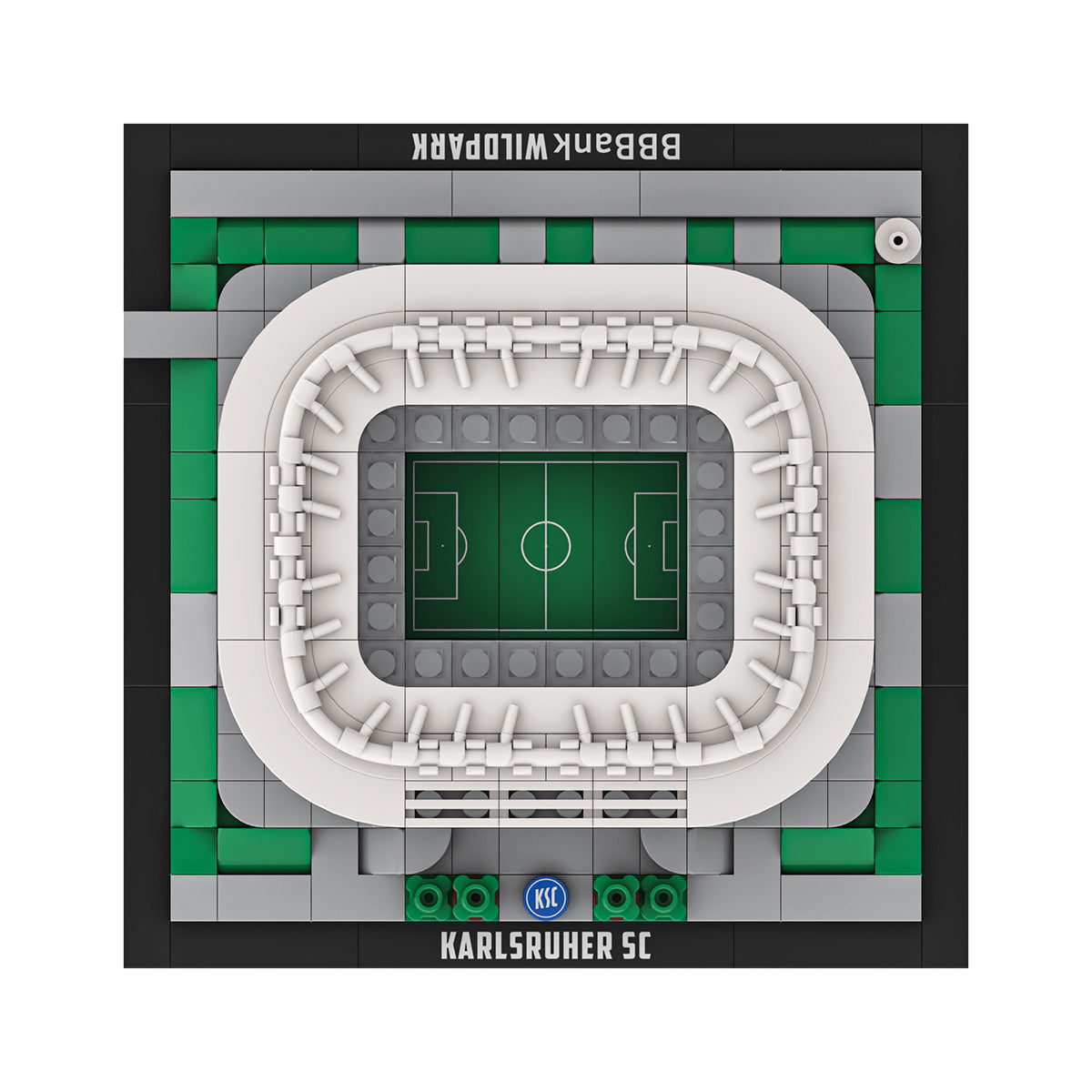 BBBank Wildpark / Karlsruher SC - Stadion Miniaturmodell