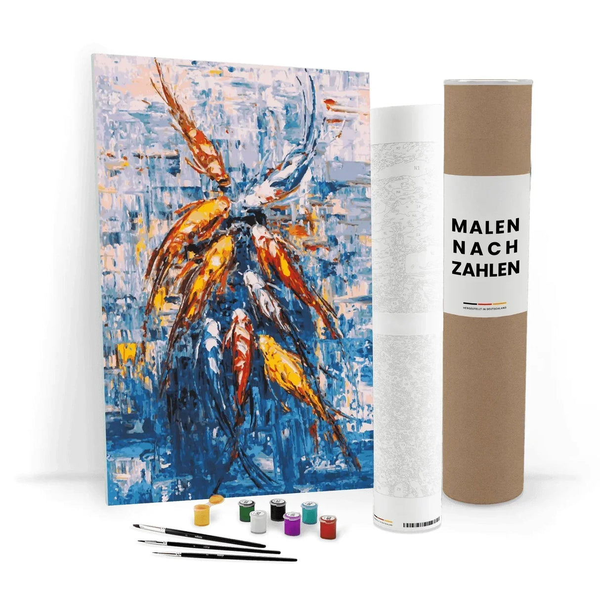 Koi colorés - Peinture par numéros